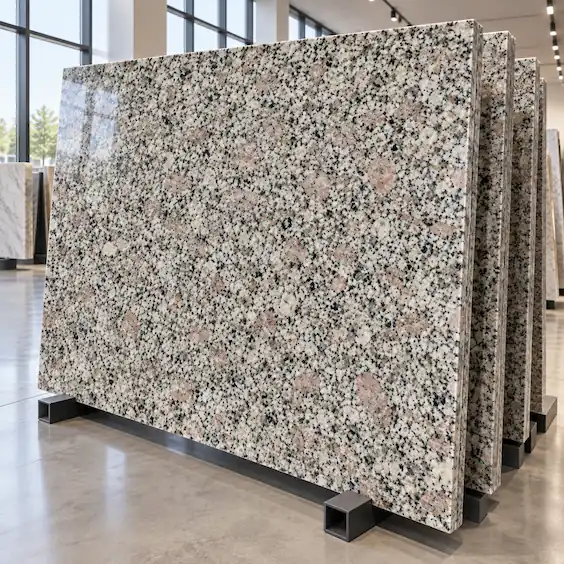 Iranian Peach Granite Showroom Display-2