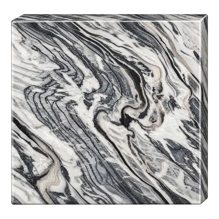 Silver Stream Crystal Marble